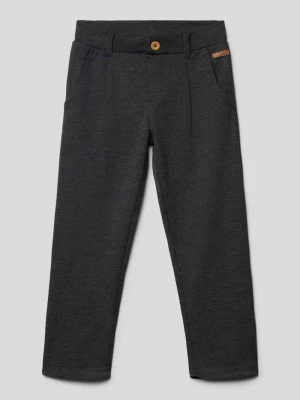 Spodnie z detalem z logo model ‘MROBINO’ name it