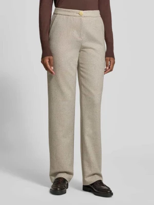 Spodnie z dodatkiem wełny lana Armani Exchange