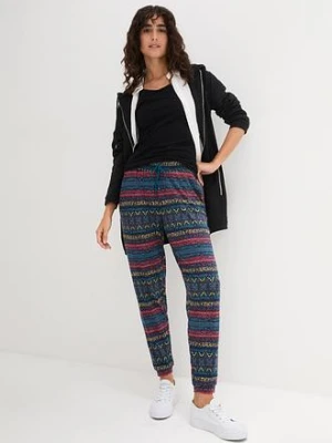 Spodnie z dżerseju z miękkiego materiału z wiskozą bonprix