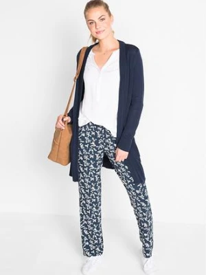 Spodnie z  dżerseju z mieszanki wiskozy bonprix