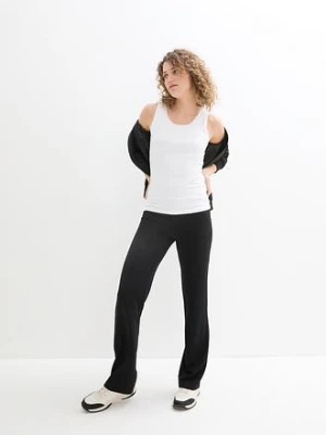 Spodnie z dżerseju z mieszanki wiskozy bonprix