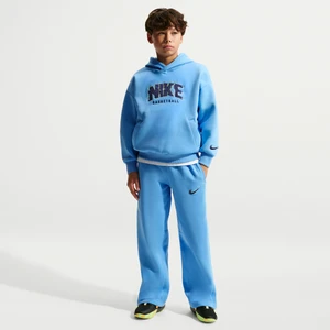 Spodnie z dzianiny dla dużych dzieci Nike Culture of Basketball - Niebieski