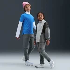 Spodnie z dzianiny dla dużych dzieci Nike Sportswear City Utility EasyOn - Szary