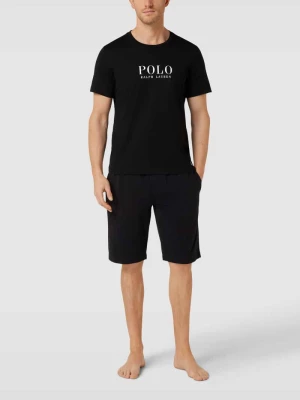 Spodnie z dzianiny dresowej z elastycznym pasem z logo model ‘FLEECE’ Polo Ralph Lauren Underwear