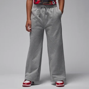 Spodnie z dzianiny o luźnym kroju dla dużych dzieci Jordan Brooklyn Essentials - Szary