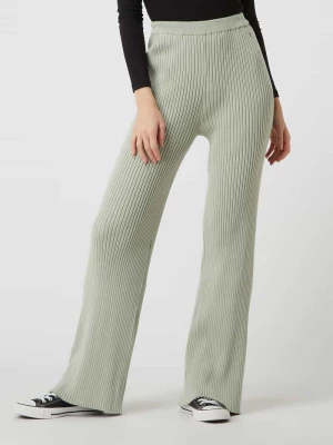 Spodnie z dzianiny o prążkowanej fakturze model ‘Colette’ Guess