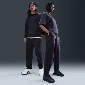 Spodnie z dzianiny z luźnymi nogawkami Nike Wool Classics - Fiolet