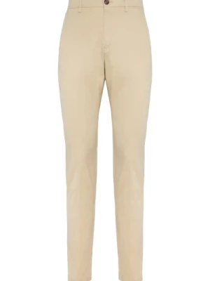 Spodnie z elastycznego bawełny/Tencel Boggi Milano