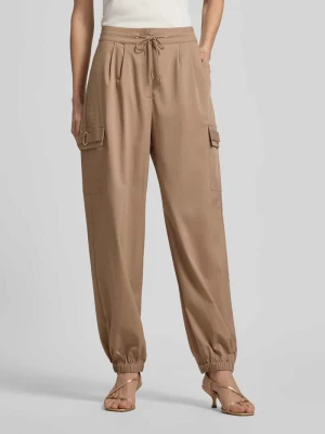 Spodnie z elastycznym pasem i kieszeniami cargo LIU JO SPORT