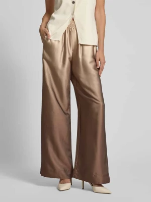Spodnie z elastycznym pasem model ‘Asaka’ MbyM