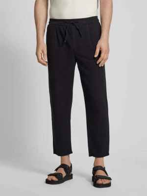 Spodnie z elastycznym pasem model ‘Hakan’ casual friday