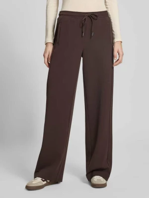 Spodnie z elastycznym pasem Model 'Melane flow' Opus