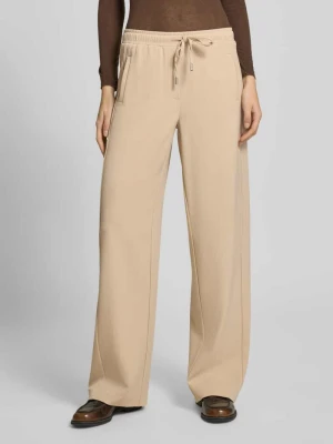 Spodnie z elastycznym pasem Model 'Melane flow' Opus