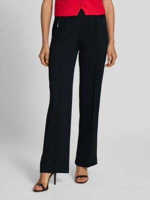 Spodnie z elastycznym pasem model ‘Peggy Flared’ Raphaela By Brax