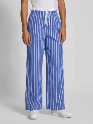 Spodnie z elastycznym pasem model ‘Wisteria’ EDITED