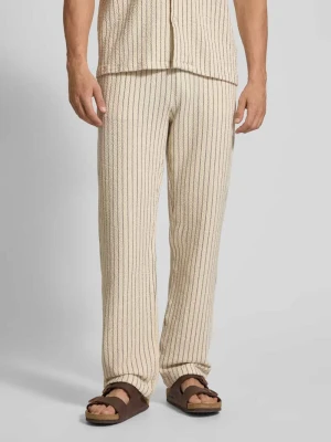 Spodnie z fakturowanym wzorem model ‘Houston’ Les Deux