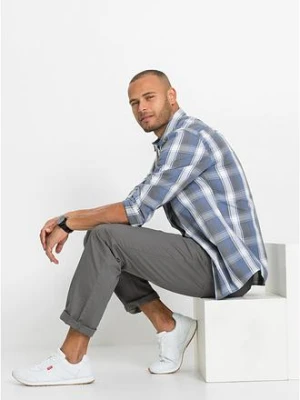 Spodnie z gumką w talii regular fit, prosta nogawka (2 pary) bonprix