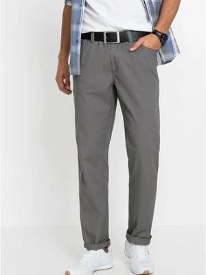 Spodnie z gumką w talii regular fit, prosta nogawka (2 pary) bonprix