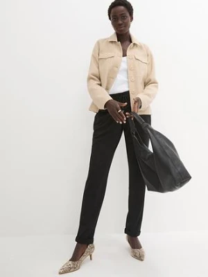 Spodnie z gumką w talii, z mieszanki wiskozy bonprix