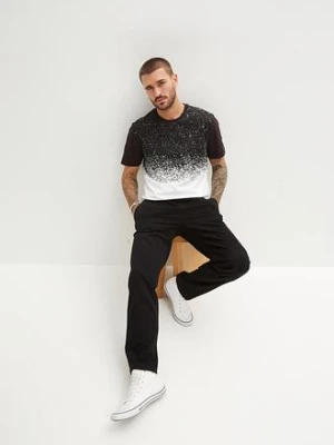 Spodnie z gumką w talii, ze stretchem, krój relaxed fit, straight bonprix