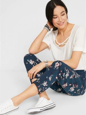 Spodnie z gumką w talii, ze zrównoważonej wiskozy bonprix