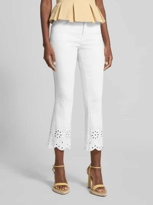 Spodnie z haftem angielskim model 'KICK' MAC