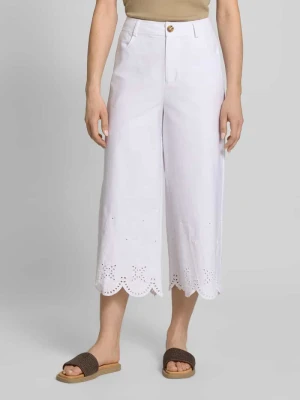Spodnie z haftem angielskim model 'Marietta' GUIDO MARIA KRETSCHMER WOMAN