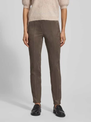 Spodnie z imitacji skóry ze szwami podłużnymi Betty Barclay