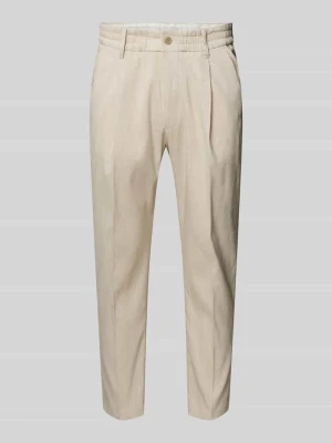 Spodnie z kantami i elastycznym pasem model 'CHASY' drykorn