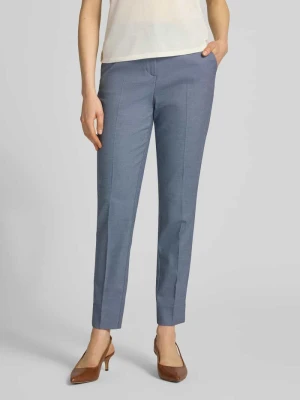 Spodnie z kantami i kieszenią z tyłu comma