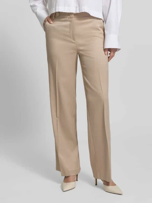 Spodnie z kantami i wpuszczanymi kieszeniami MORE & MORE