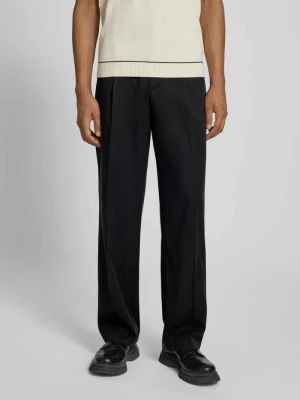 Spodnie z kantami model 'Reece' Les Deux