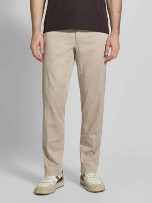Spodnie w kroju regular fit z tylną kieszenią model 'Evans' BRAX