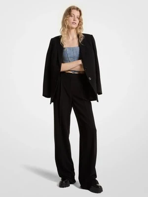 Spodnie z krepy z szeroką nogawką MICHAEL Michael Kors