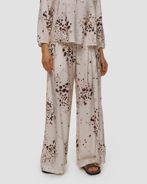 Spodnie Z Kreszowanej Wiskozy Damskie Deha