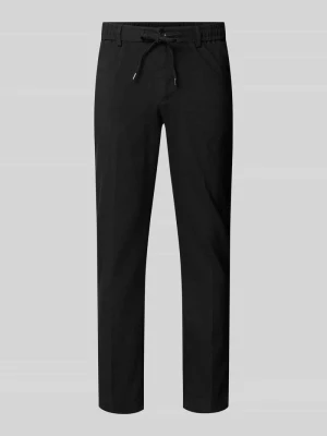 Spodnie z lnu i mieszanki w kroju Modern Fit, z prostą nogawką, model 'KANE1' Boss