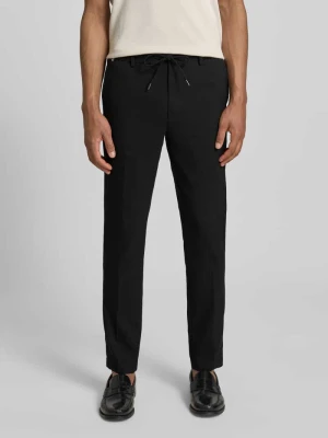 Spodnie z lnu i mieszanki w kroju Modern Fit, z prostą nogawką, model 'KANE1' Boss