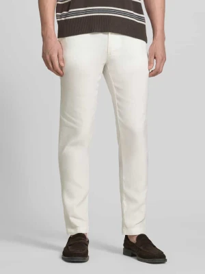 Spodnie z lnu i mieszanki w kroju Modern Fit, z prostą nogawką, model 'KANE1' Boss