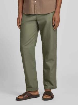 Spodnie z lnu o kroju regular fit z mieszanki bawełny i lnu model 'MILES' Selected Homme