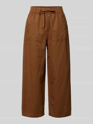 Spodnie z lnu o kroju regular fit z mieszanki lnu i bawełny Marc O'Polo DENIM