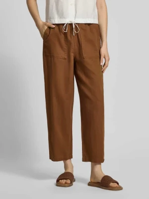 Spodnie z lnu o kroju regular fit z mieszanki lnu i bawełny Marc O'Polo DENIM