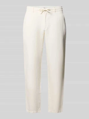 Spodnie z lnu o kroju slim fit z czystego lnu model 'Fabio' BRAX