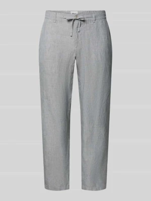 Spodnie z lnu o kroju slim fit z czystego lnu model 'Fabio' BRAX