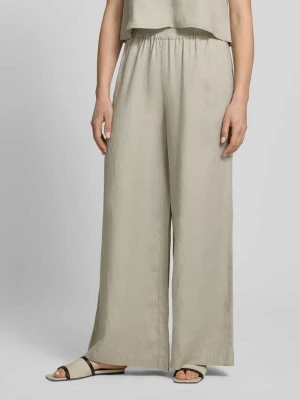 Spodnie z lnu z elastycznym pasem curated by Anna Schürrle Style Icon Collection