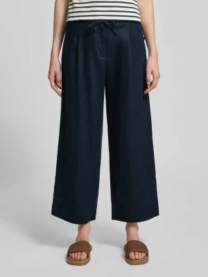 Spodnie z lnu z wiązanym paskiem Christian Berg Woman