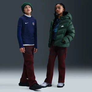 Spodnie z luźnymi nogawkami dla dużych dzieci (chłopców) Nike  Tech Fleece - Czerwony