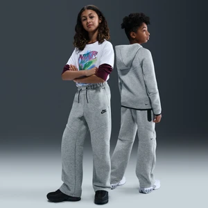 Spodnie z luźnymi nogawkami dla dużych dzieci (chłopców) Nike  Tech Fleece - Szary