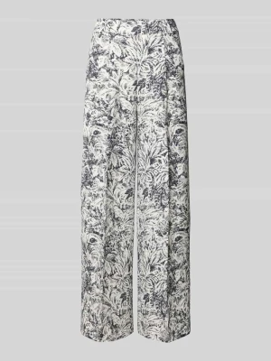 Spodnie z lyocellu ze wzorem na całej powierzchni Windsor