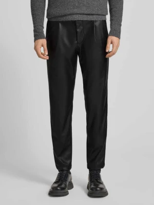 Spodnie z materiał skóropodobny Model 'SALTO' CINQUE