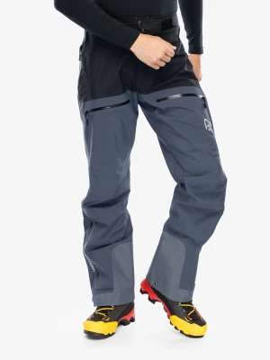 Spodnie z membraną Norrona Trollveggen GORE-TEX Pro Light Pants - caviar/cool black